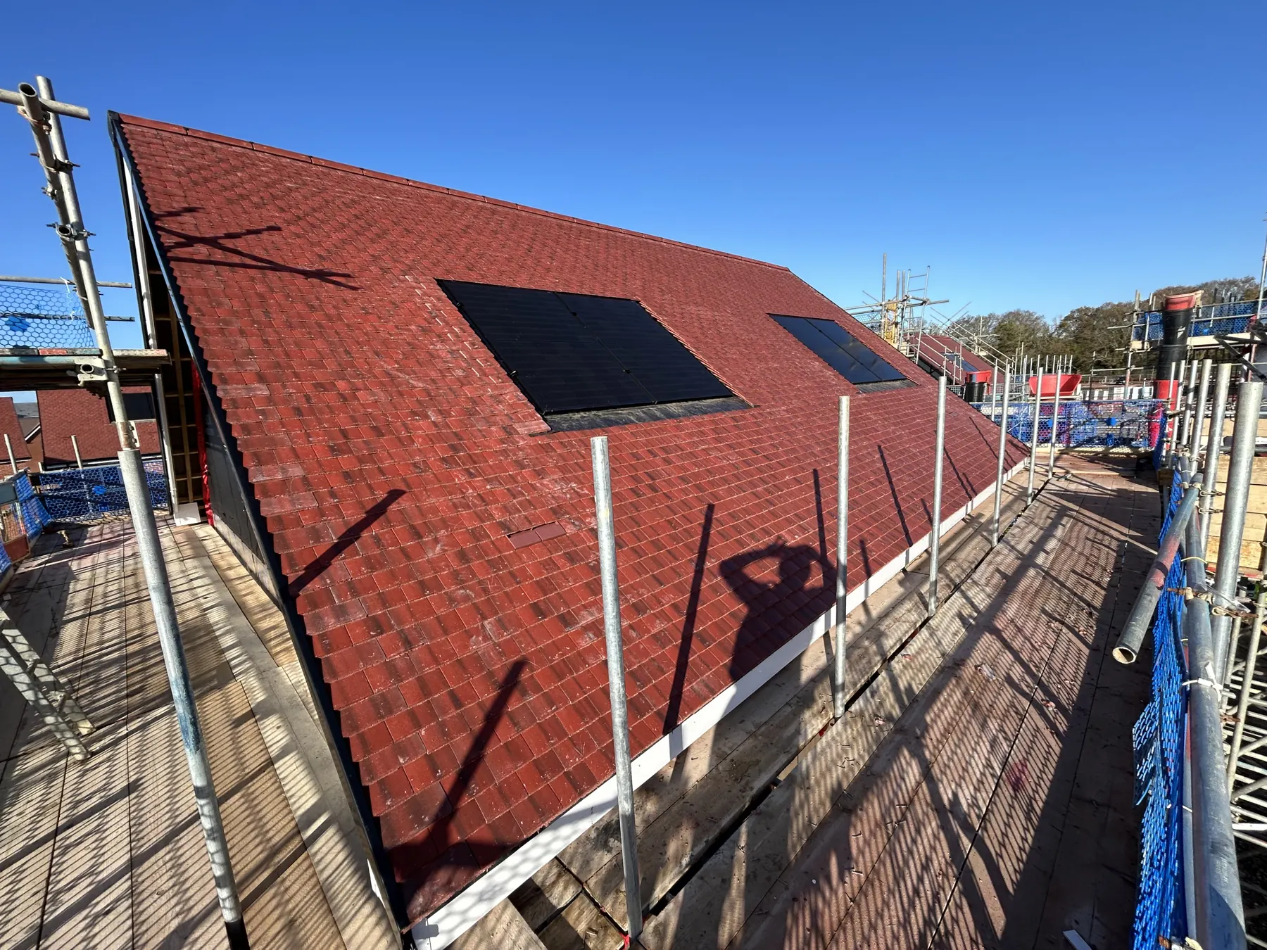 New roofing project in progress
